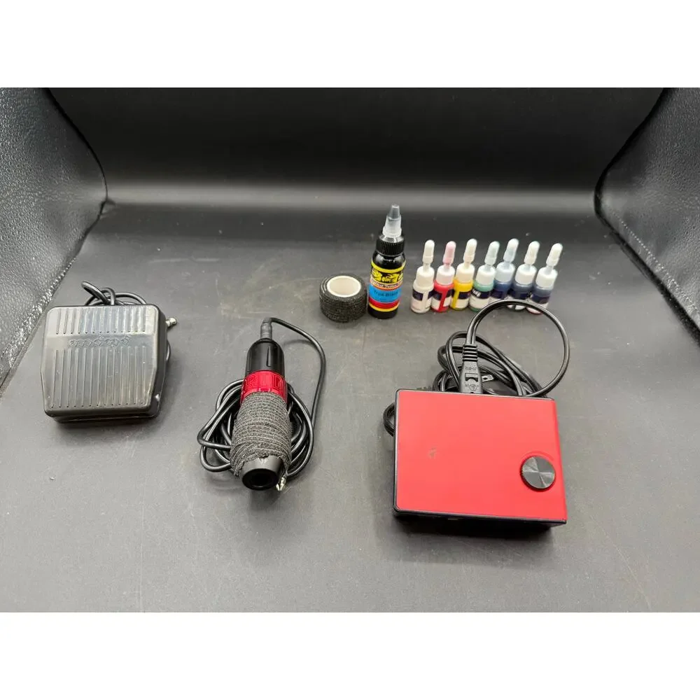 Solong Tattoo Pen Machine Kit EK129A-1-US – Used, Needles Missing - Picture 1 of 8